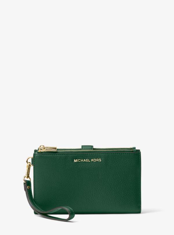 Damske Penazenky Michael Kors Adele Leather Smartphone Olivovo Zelená - Doplnky Michael Kors Sleva | MRFBY-4963